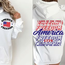 america land of the free because of the brave svg, 4th of july svg, fourth of july svg, patriotic sv
