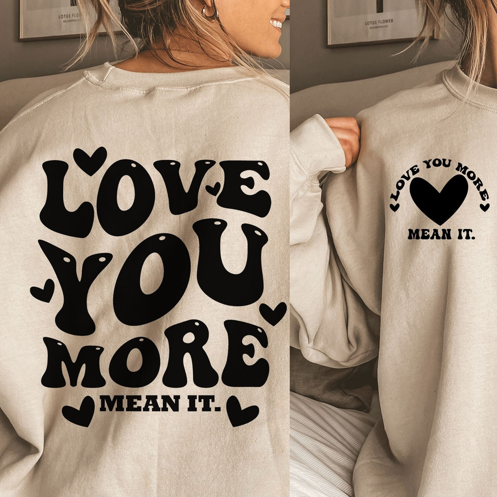 Love You More SVG, Trendy, Retro, Groovy, Svg, Eps, Png, Instant Download - 2.jpg