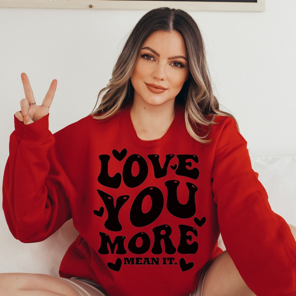 Love You More SVG, Trendy, Retro, Groovy, Svg, Eps, Png, Instant Download - 4.jpg