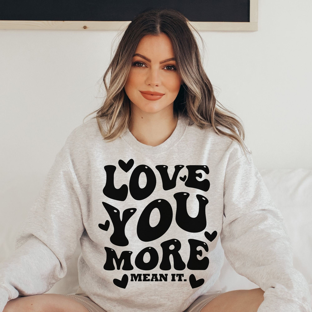 Love You More SVG, Trendy, Retro, Groovy, Svg, Eps, Png, Instant Download - 5.jpg