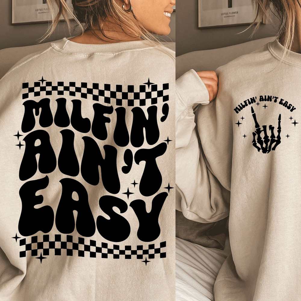 Milfin' Ain't Easy Svg, Milf Svg Cutting File, Funny Png Design, Retro Png, Adult Humor Png, Funny Quote Svg, Sarcasm Png, Sarcasm Svg - 1.jpg