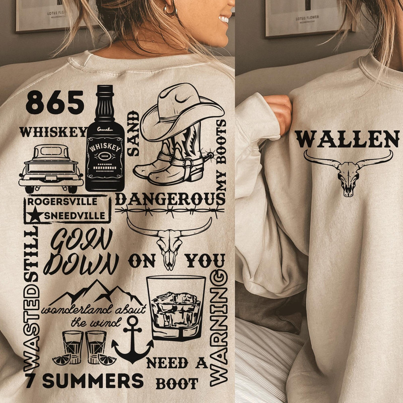 Retro Wallen Bull Skull PNG, Wallen Bull Skull Distressed PNG Digital Download, Cowboy Designs, Country Western Png - 3.jpg