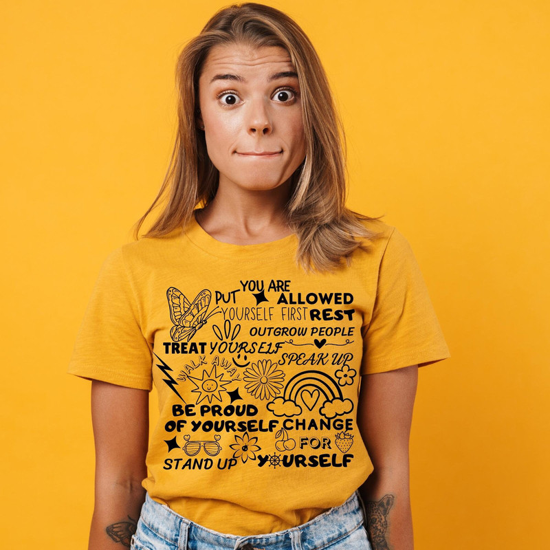 You Are Allowed To Thrive svg, Retro shirt svg, Front pocket svg, Aesthetic svg designs, Groovy svg, Motivational quote svg - 7.jpg