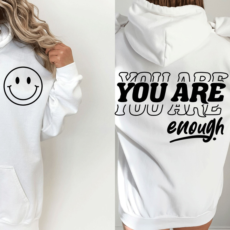 You Are Enough SVG PNG , Inspirational Svg, Positive Quote Svg, Mental Health Svg, Positive Svg, Motivational Svg, Self Love Svg - 5.jpg