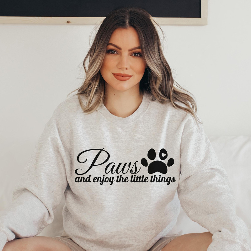 Enjoy the little things svg, dog quote svg, positive svg, dog mom svg, dog paw svg, motivational quote svg, inspirational quote svg, mug svg - 9.jpg