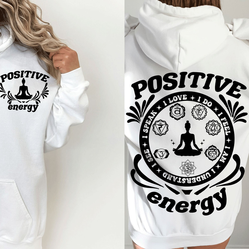 Positive Energy SVG PNG, svg cut files for Cricut, Self love svg, Inspirational svg, Wildflower svg, trendy svg, boho svg, strong woman svg - 2.jpg