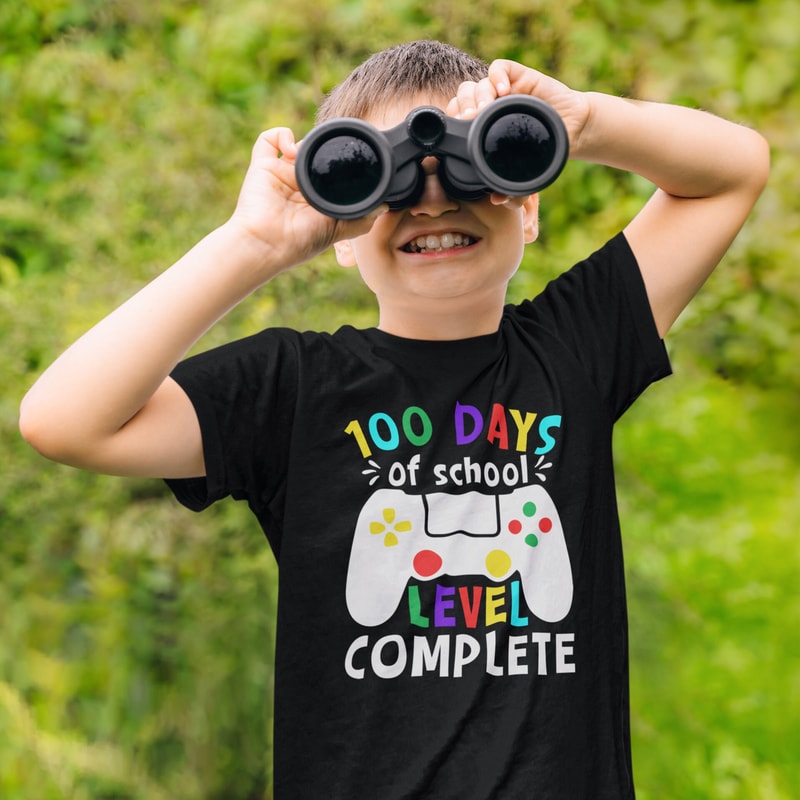 100 days of School Level Complete SVG, Boys 100 Days of School SVG, Gamer 100th Day svg, Gaming 100 Days svg, 100th Day of School cut files - 2.jpg