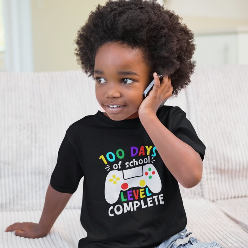 100 days of School Level Complete SVG, Boys 100 Days of School SVG, Gamer 100th Day svg, Gaming 100 Days svg, 100th Day of School cut files - 3.jpg