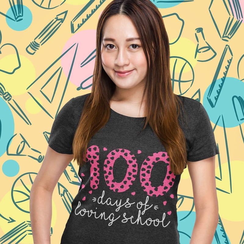 100 Days of School SVG, 100 Days of Loving School SVG, 100 Days Svg, 100th Day of School Svg, Silhouette, Cricut, Cut File - 4.jpg