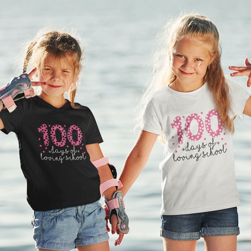 100 Days of School SVG, 100 Days of Loving School SVG, 100 Days Svg, 100th Day of School Svg, Silhouette, Cricut, Cut File - 5.jpg