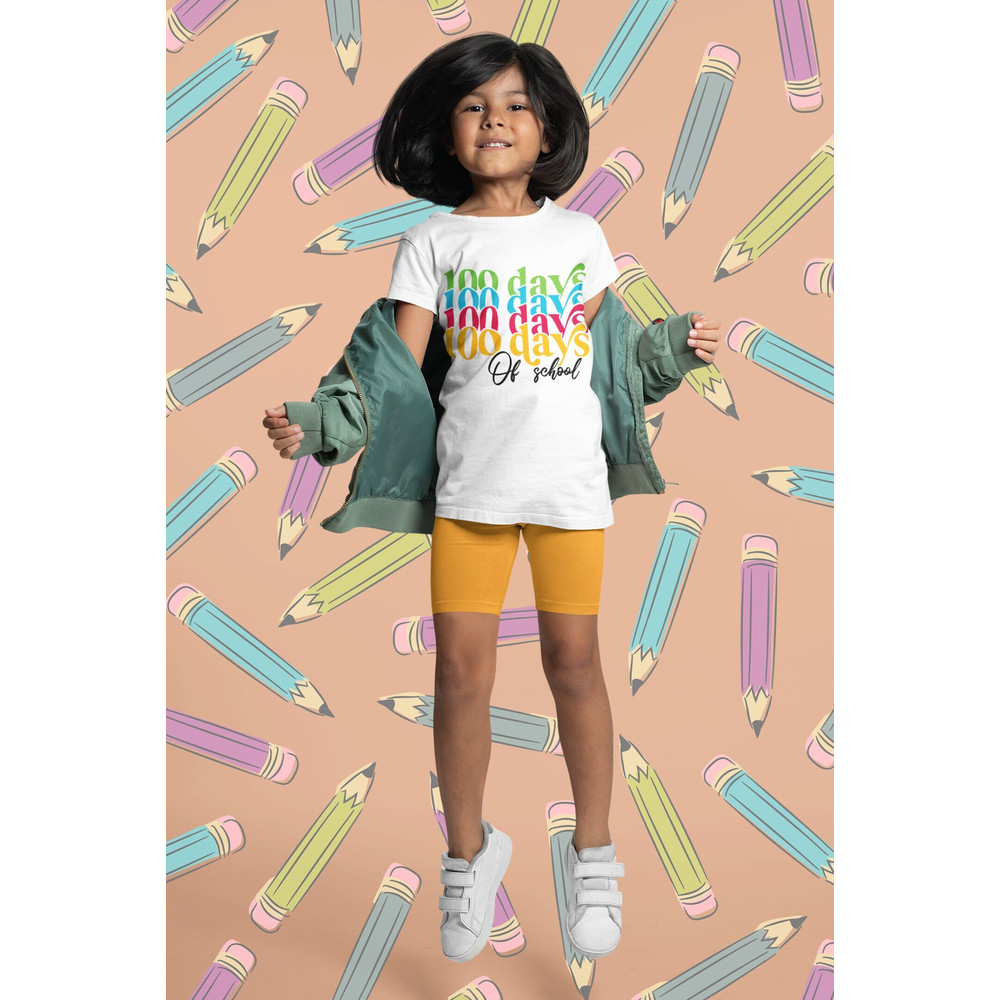 100 days of school SVG, 100 days SVG, 100 days teacher shirt cut files - 2.jpg