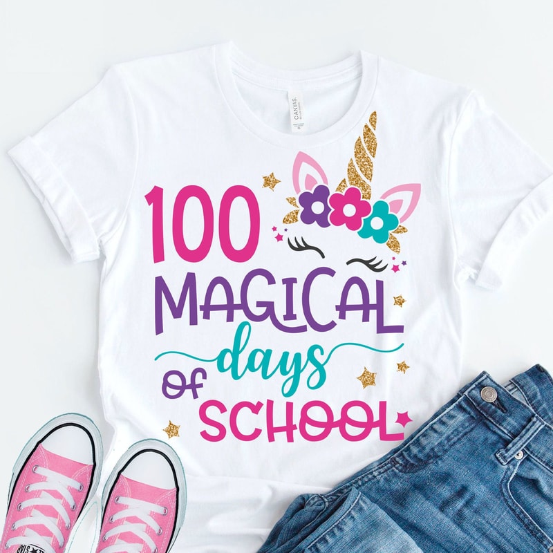 100 magical days of school SVG, 100 days of school SVG, 100 days SVG - 4.jpg