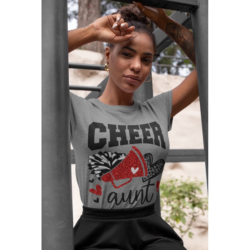 Cheer Aunt Svg, Football Leopard Print Heart Svg, Leopard Glitter Red Cheerleader Svg, Cheer Group Shirts Svg, Iron On Png - 3.jpg