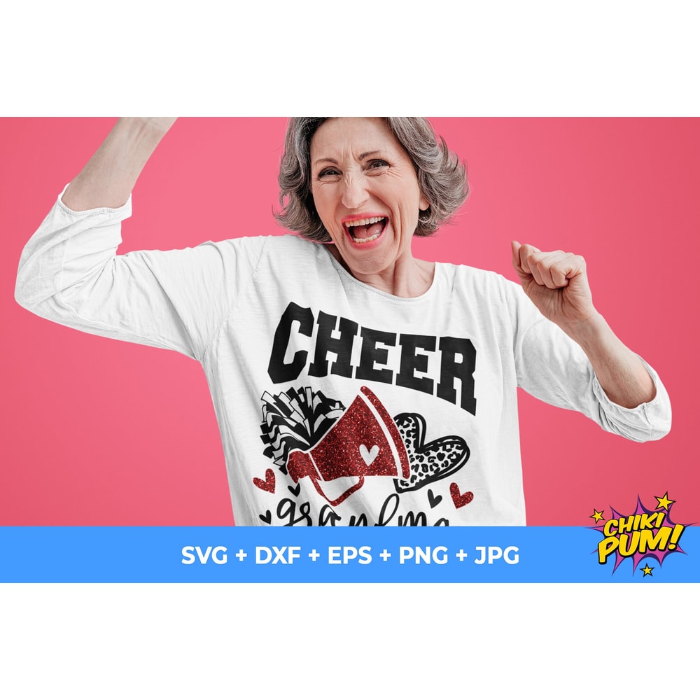 Cheer Grandma Svg, Football Leopard Print Heart Svg, Leopard Glitter Red Cheerleader Svg, Cheer Group Shirts Svg, Iron On Png - 4.jpg