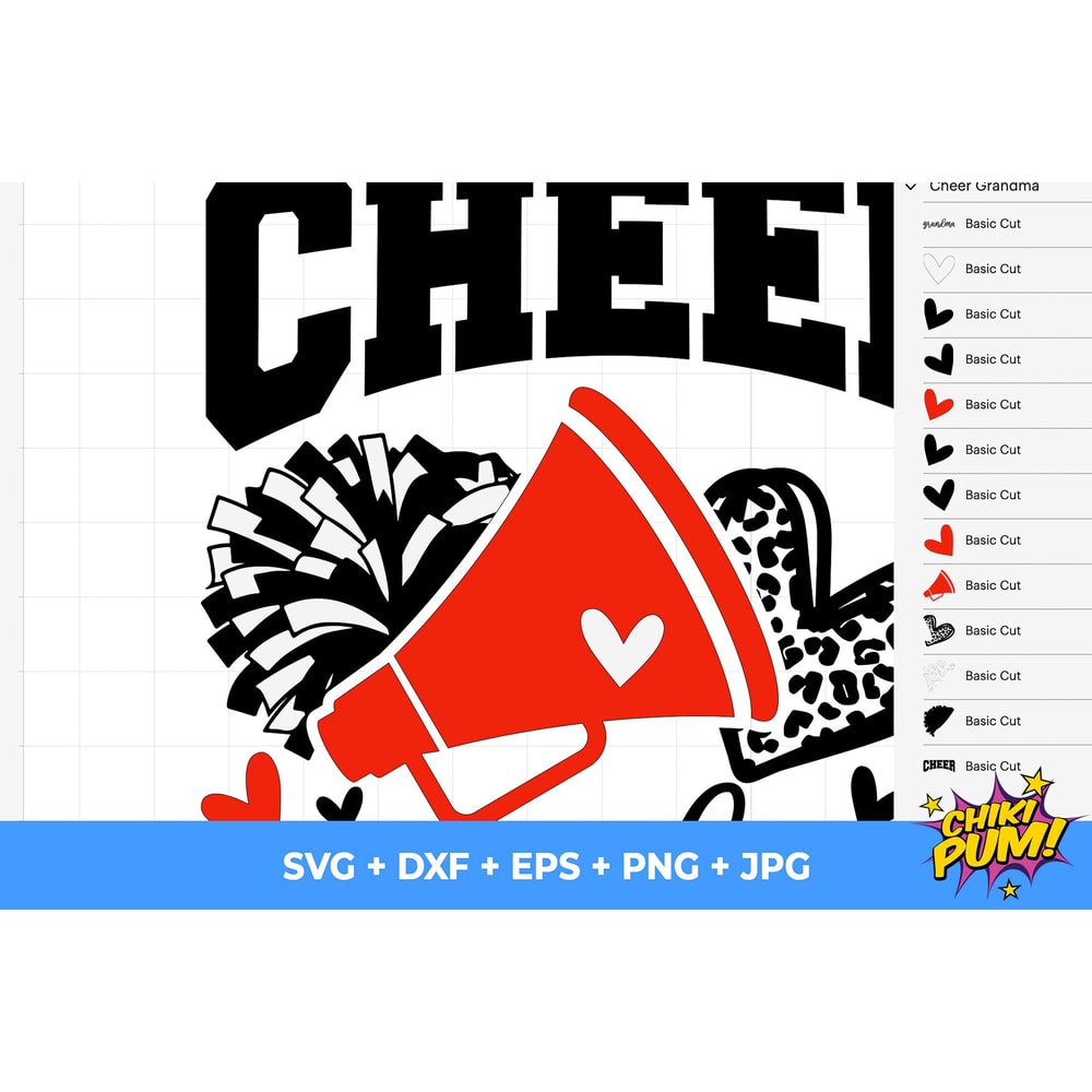 Cheer Grandma Svg, Football Leopard Print Heart Svg, Leopard Glitter Red Cheerleader Svg, Cheer Group Shirts Svg, Iron On Png - 5.jpg