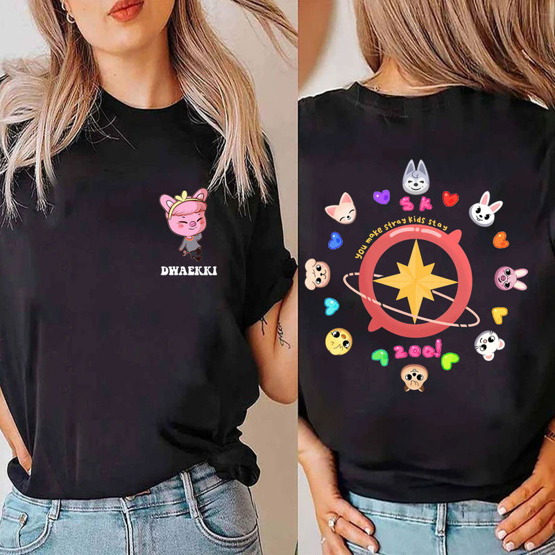 2 sides Stray Kids SKZOO Shirt, You Make StrayKids Stay Shirt, Stray Kids Sweatshirt, Stay Gifts, Stray Kids Merch, Kpop fan shirt, SKZ tee - 1.jpg