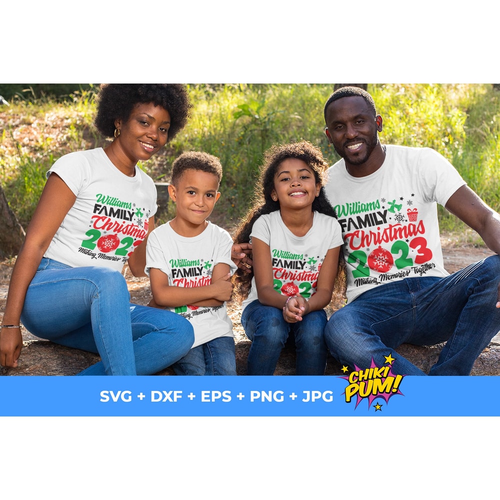 Christmas 2023 Family shirt SVG, Christmas 2023 SVG, Making Memories together, Christmas family shirt, Matching family - 2.jpg