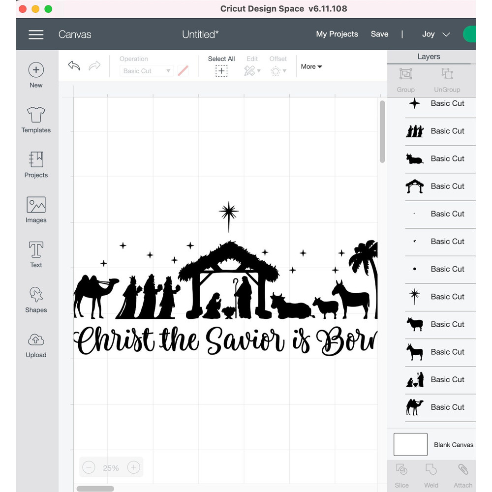 Christ the savior is born svg, Nativity scene svg, Christmas svg, Holiday Decoration Decal, Vinyl Cut File, Nativity Cricut svg - 6.jpg