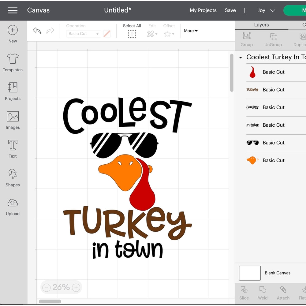 Coolest Turkey in Town SVG, Cutest turkey in town SVG, Thanksgiving Kids - 5.jpg
