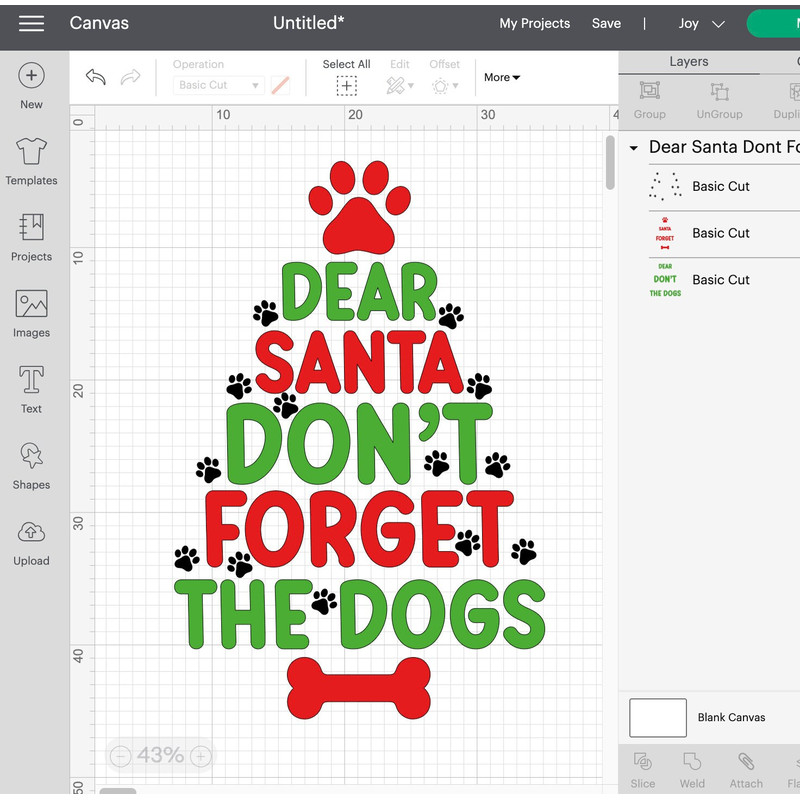 Dear Santa don't forget the dogs SVG, Dog Christmas SVG, Funny Christmas svg - 3.jpg