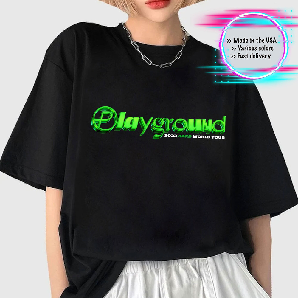 KARD Playground World Tour Shirt, Kpop KARD Shirt, Kard ICKY Album Sweatshirt, Kard World Tour 2023 Merch, Hidden Kard Shirt, Kpop fan tee - 1.jpg