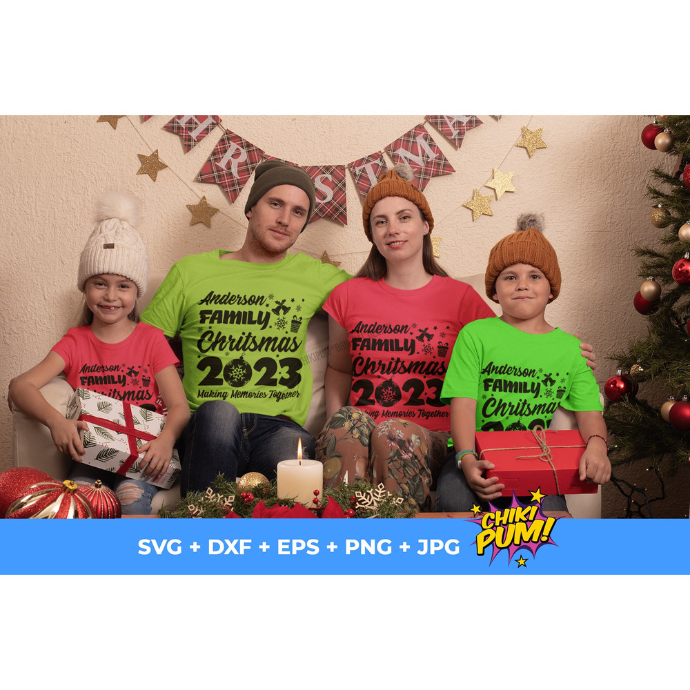 Family Christmas 2023 Svg, Making Memories Together Svg, Christmas 2023 Svg, Christmas Matching Shirts Svg, Cricut Silhouette - 2.jpg