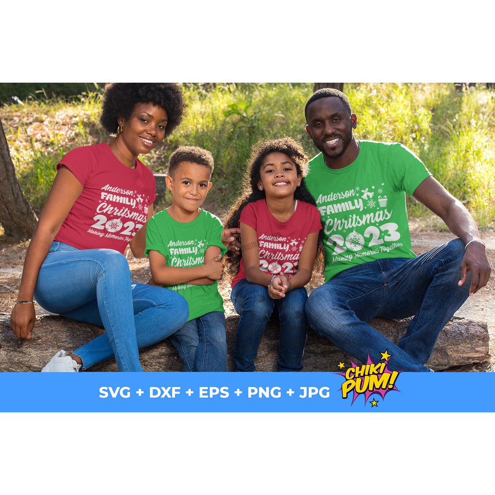 Family Christmas 2023 Svg, Making Memories Together Svg, Christmas 2023 Svg, Christmas Matching Shirts Svg, Cricut Silhouette - 3.jpg