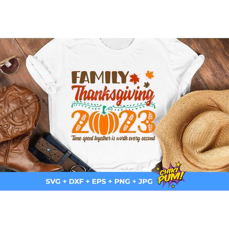 Family Thanksgiving 2023, Family Thanksgiving svg, Matching family 2023 svg, Svg Dxf Eps Png Jpg, Silhouette Cricut - 5.jpg