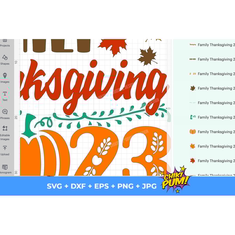 Family Thanksgiving 2023, Family Thanksgiving svg, Matching family 2023 svg, Svg Dxf Eps Png Jpg, Silhouette Cricut - 6.jpg