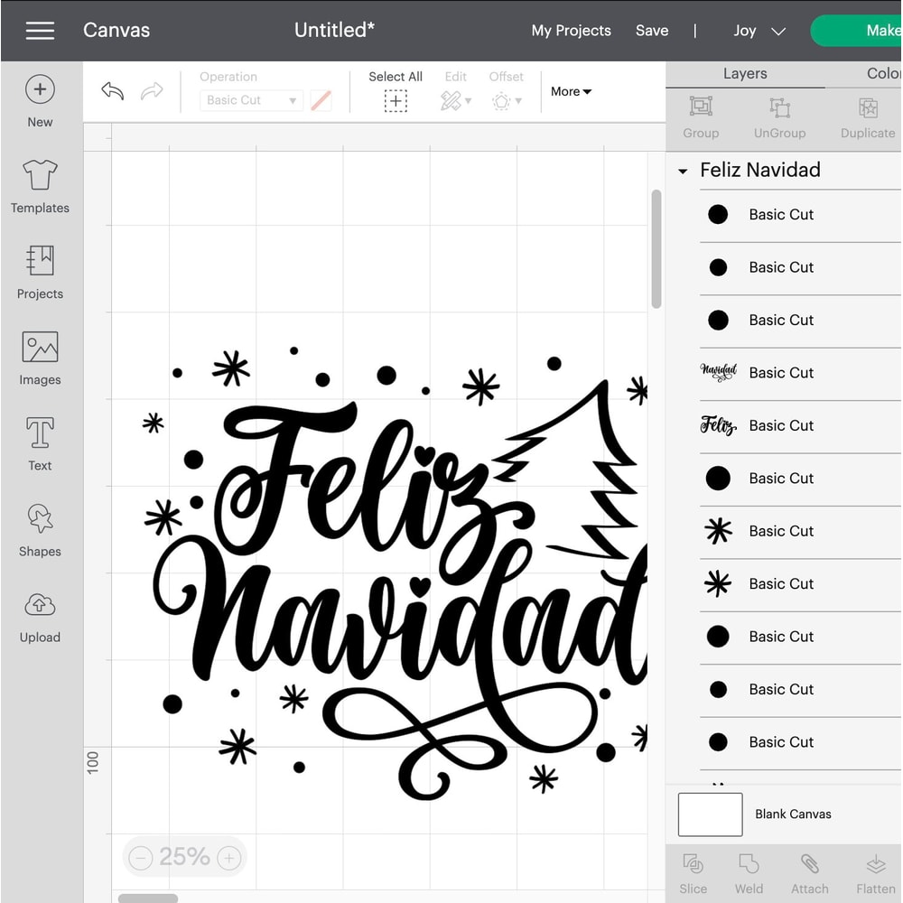 Feliz Navidad SVG, Spanish Christmas svg, Merry Christmas SVG, Feliz Navidad Saying Svg, Cricut, Silhouette Cut File - 6.jpg
