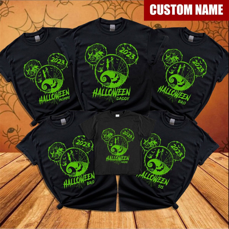 Personalized The Nightmare Before Christmas Shirt Mickey Minnie Halloween Shirt Halloween Family Matching Shirt Disneyland Halloween Shirts - 1.jpg