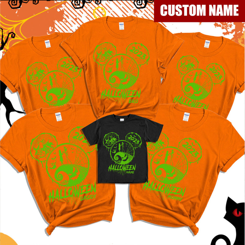 Personalized The Nightmare Before Christmas Shirt Mickey Minnie Halloween Shirt Halloween Family Matching Shirt Disneyland Halloween Shirts - 2.jpg
