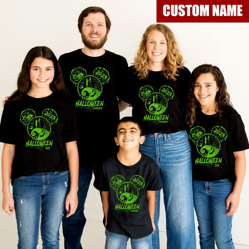 Personalized The Nightmare Before Christmas Shirt Mickey Minnie Halloween Shirt Halloween Family Matching Shirt Disneyland Halloween Shirts - 4.jpg