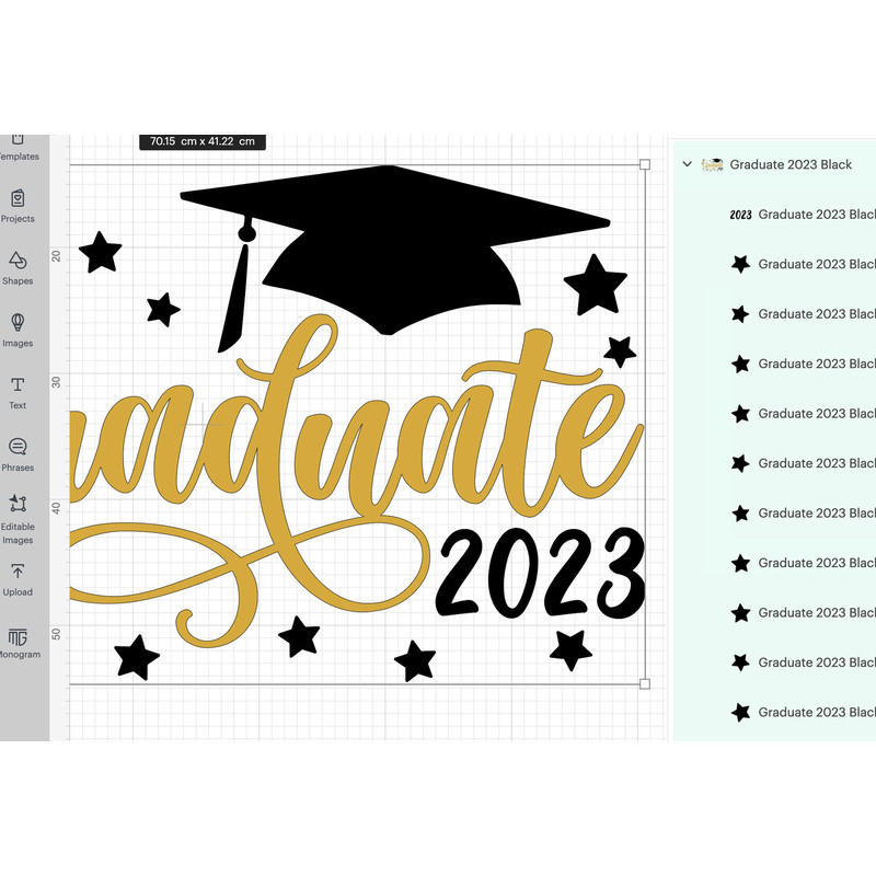 Graduate 2023 SVG, Senior Class of 2023 SVG, Graduation 2023 SVG, Graduate 2023 shirt cut files - 6.jpg