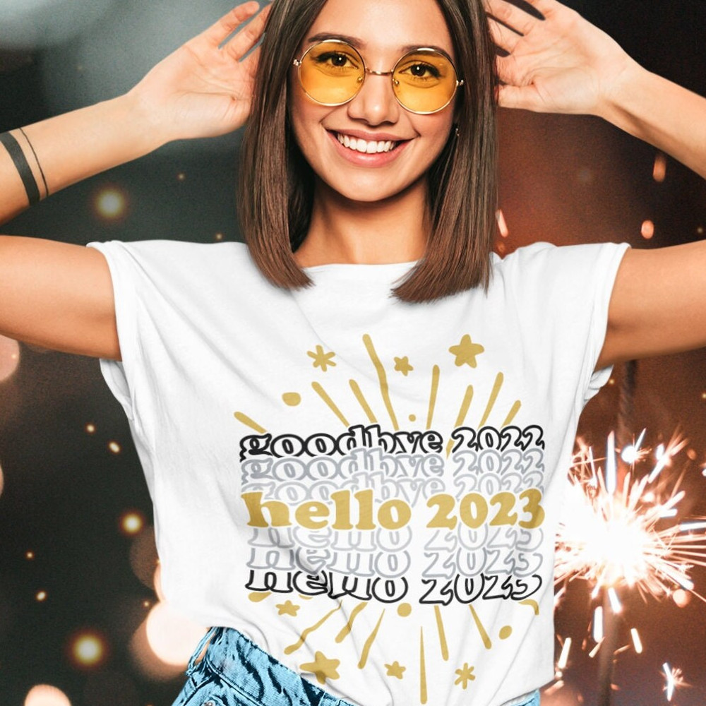 Hello 2023 SVG, Goodbye 2022 hello 2023 SVG, New Year 2023 SVG, Happy New year cut files and sublimation - 3.jpg
