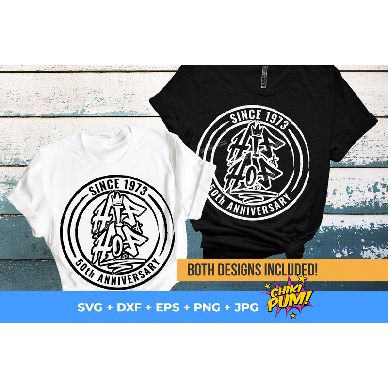 Hip Hop SVG, 50th Anniversary SVG, PNG, Hip Hop 50th Anniversary Svg, Hip Hop Png, 1973-2023 Svg - 1.jpg