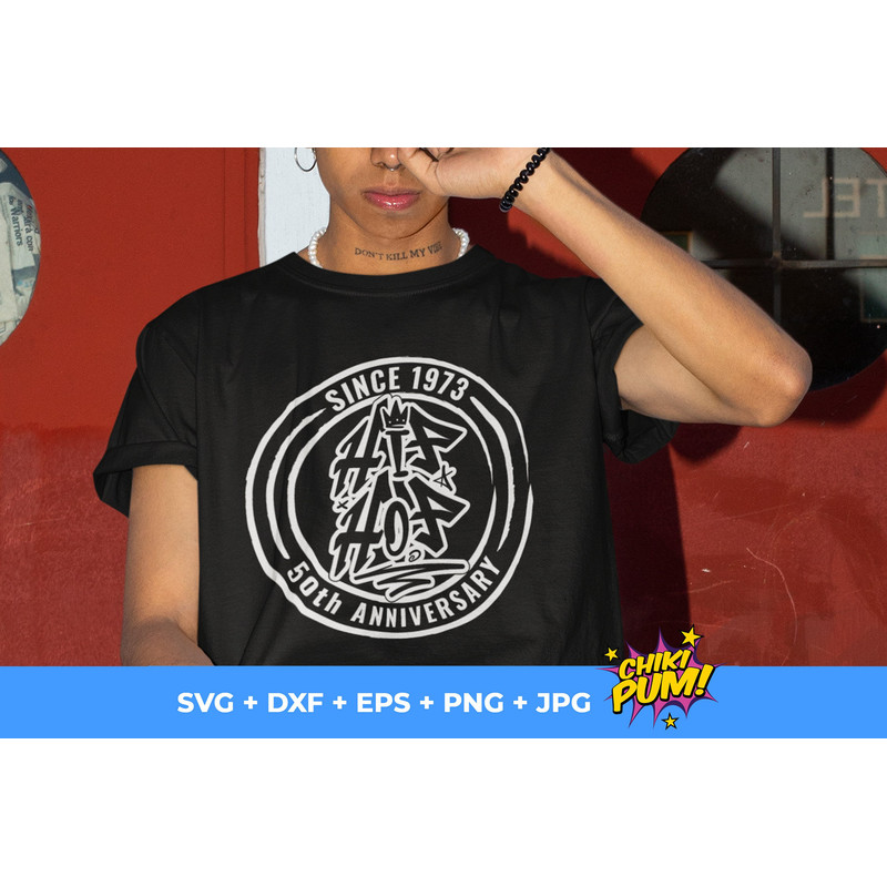 Hip Hop SVG, 50th Anniversary SVG, PNG, Hip Hop 50th Anniversary Svg, Hip Hop Png, 1973-2023 Svg - 3.jpg