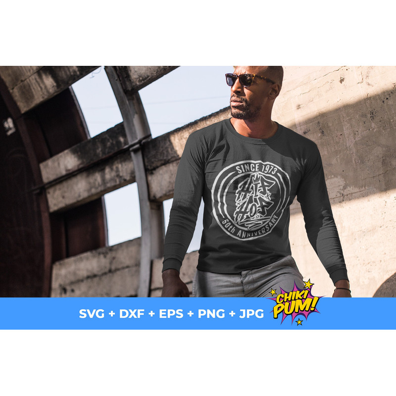 Hip Hop SVG, 50th Anniversary SVG, PNG, Hip Hop 50th Anniversary Svg, Hip Hop Png, 1973-2023 Svg - 4.jpg