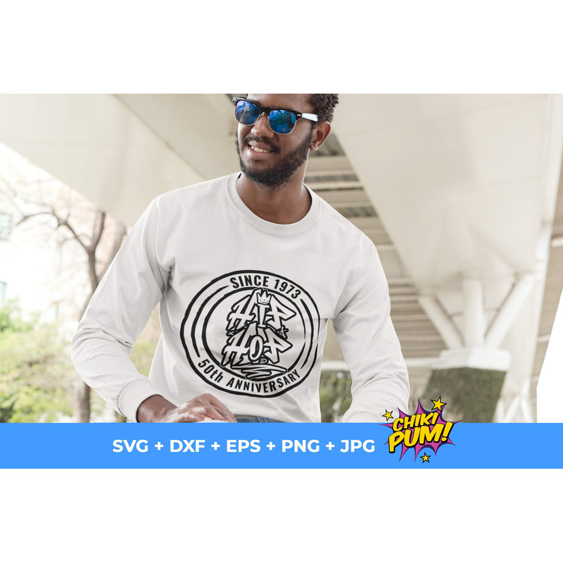 Hip Hop SVG, 50th Anniversary SVG, PNG, Hip Hop 50th Anniversary Svg, Hip Hop Png, 1973-2023 Svg - 6.jpg