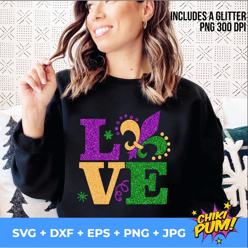I Love Mardi Gras SVG, Mardi Gras Parade Team Shirt, Cute Mardi Gras T-Shirt, Happy Mardi Gras, Fat Tuesday svg, Matching Mardi Gras svg png - 1.jpg