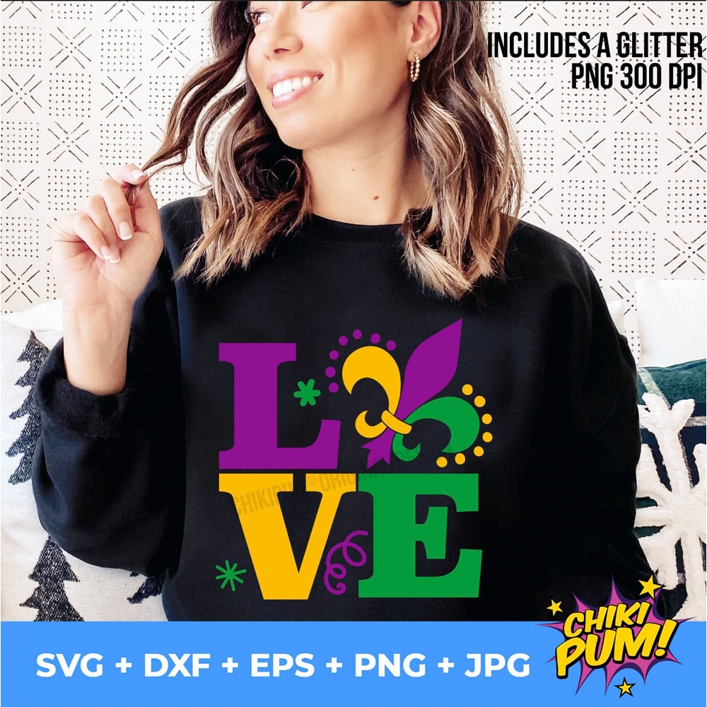 I Love Mardi Gras SVG, Mardi Gras Parade Team Shirt, Cute Mardi Gras T-Shirt, Happy Mardi Gras, Fat Tuesday svg, Matching Mardi Gras svg png - 3.jpg