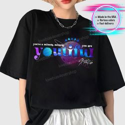 stray kids youtiful shirt, stray kids 5 star shirt, stray ki