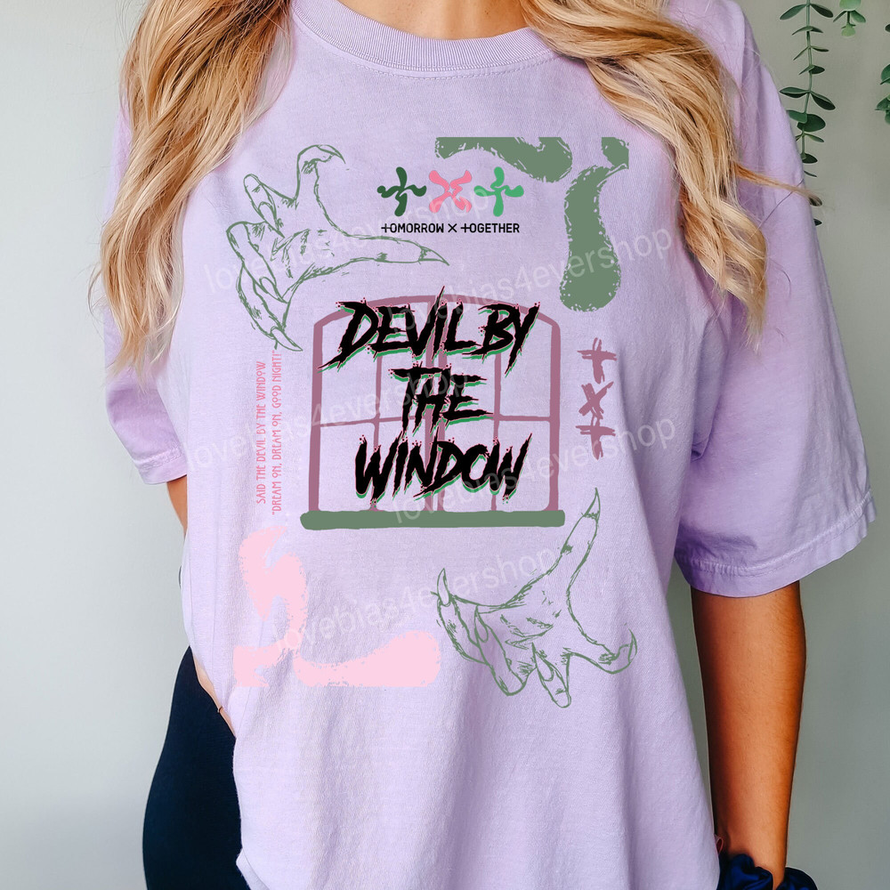 TXT Devil By The Window Shirt, Tomorrow x Together TXT Temptation Shirt, Txt Temptation Sweatshirt, Txt Merch, Kpop Fan Tshirt, MOA Shirt - 3.jpg