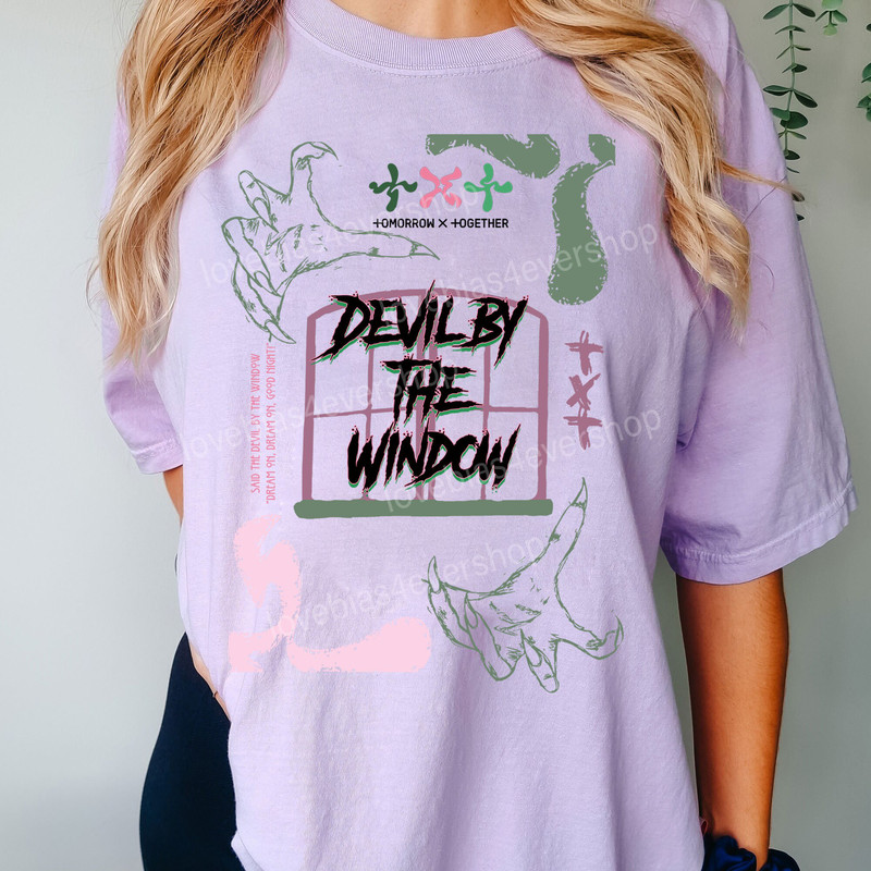 TXT Devil By The Window Shirt, Tomorrow x Together TXT Temptation Shirt, Txt Temptation Sweatshirt, Txt Merch, Kpop Fan Tshirt, MOA Shirt - 3.jpg