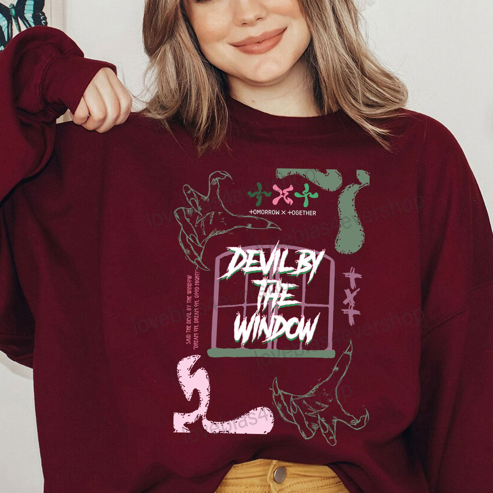 TXT Devil By The Window Shirt, Tomorrow x Together TXT Temptation Shirt, Txt Temptation Sweatshirt, Txt Merch, Kpop Fan Tshirt, MOA Shirt - 4.jpg