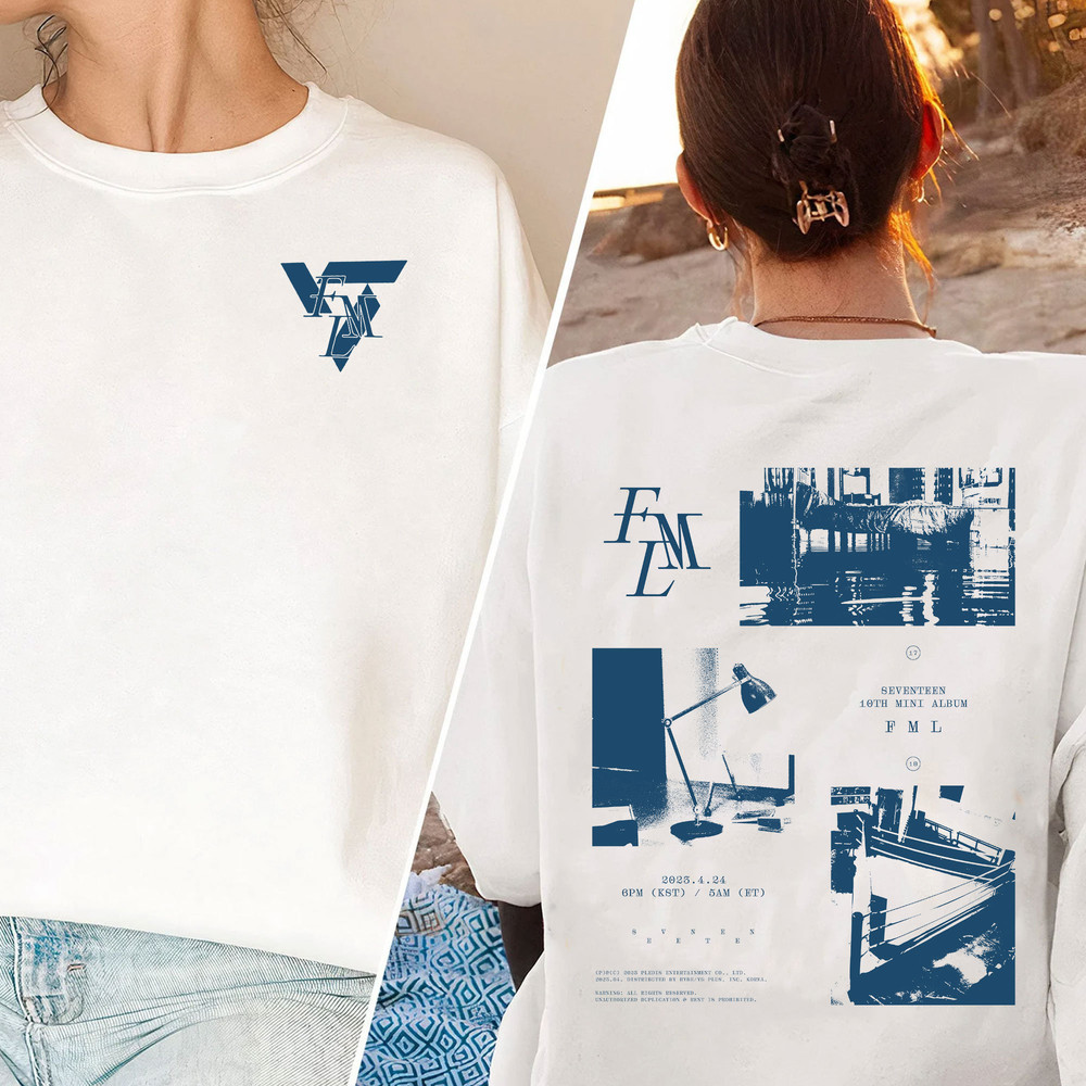 Vintage 2 Sides Seventeen FML Shirt, Seventeen Kpop Sweatshirt, Seventeen FML Album Tshirt, Gift for Carat, Seventeen Merch, Seventeen Logo - 2.jpg