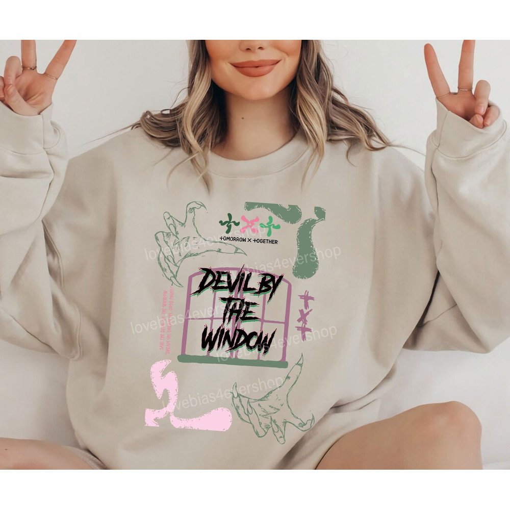 TXT Devil By The Window Shirt, Tomorrow x Together TXT Temptation Shirt, Txt Temptation Sweatshirt, Txt Merch, Kpop Fan Tshirt, MOA Shirt - 5.jpg