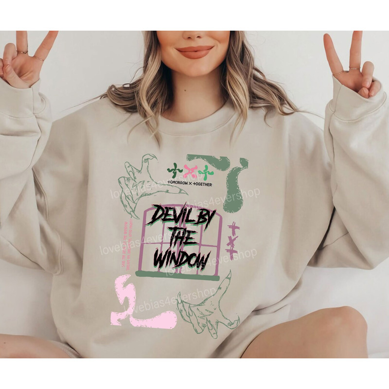 TXT Devil By The Window Shirt, Tomorrow x Together TXT Temptation Shirt, Txt Temptation Sweatshirt, Txt Merch, Kpop Fan Tshirt, MOA Shirt - 5.jpg