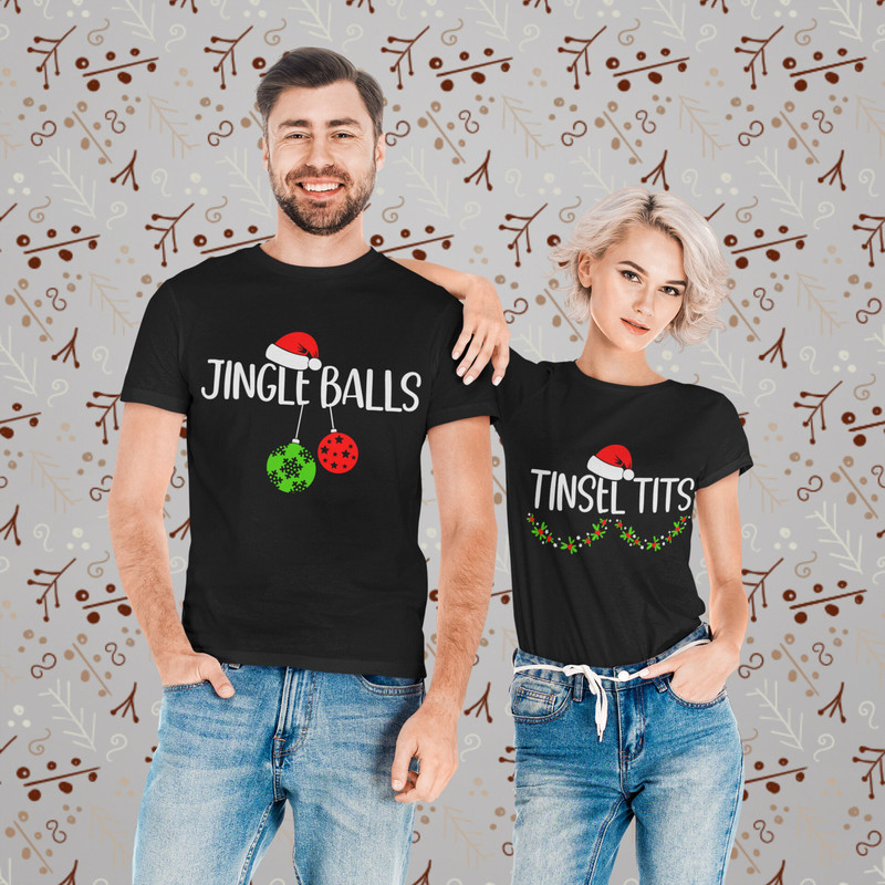 Jingle balls Tinsel tits SVG, Funny Christmas SVG, Couple christmas shirts svg - 4.jpg