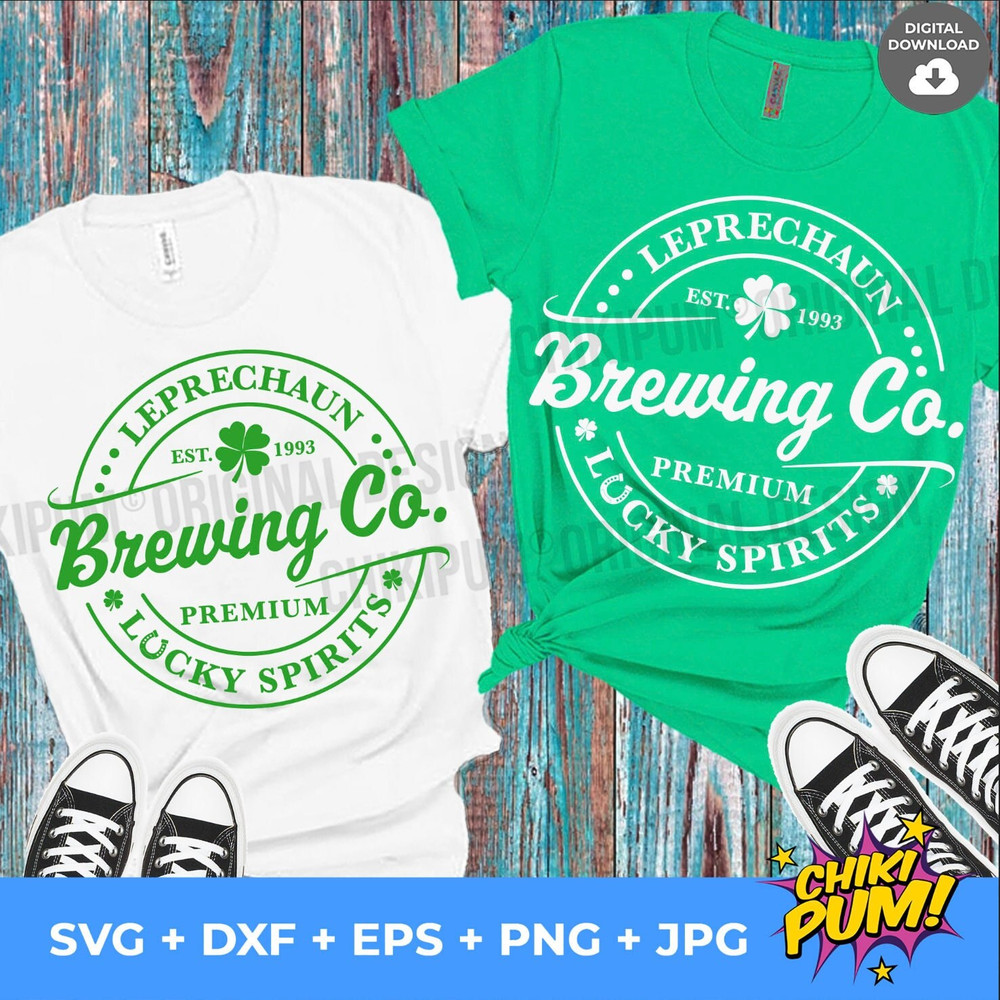 Leprechaun Brewing Co SVG, St Patricks Brewing SVG, St Patricks day SVG, Funny St Patricks svg - 2.jpg